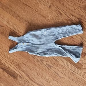 Little Planet by Carter's Blue Sleveless Onsie Organic Cotton Gauze 24M